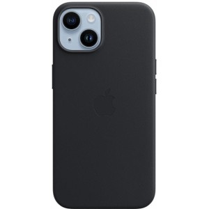 Накладка Leather Case Magsafe для iPhone 14 Plus (Midnight)